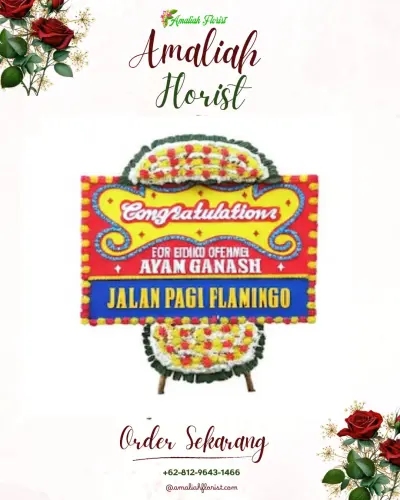Bunga Papan Congratulation di Gogik
